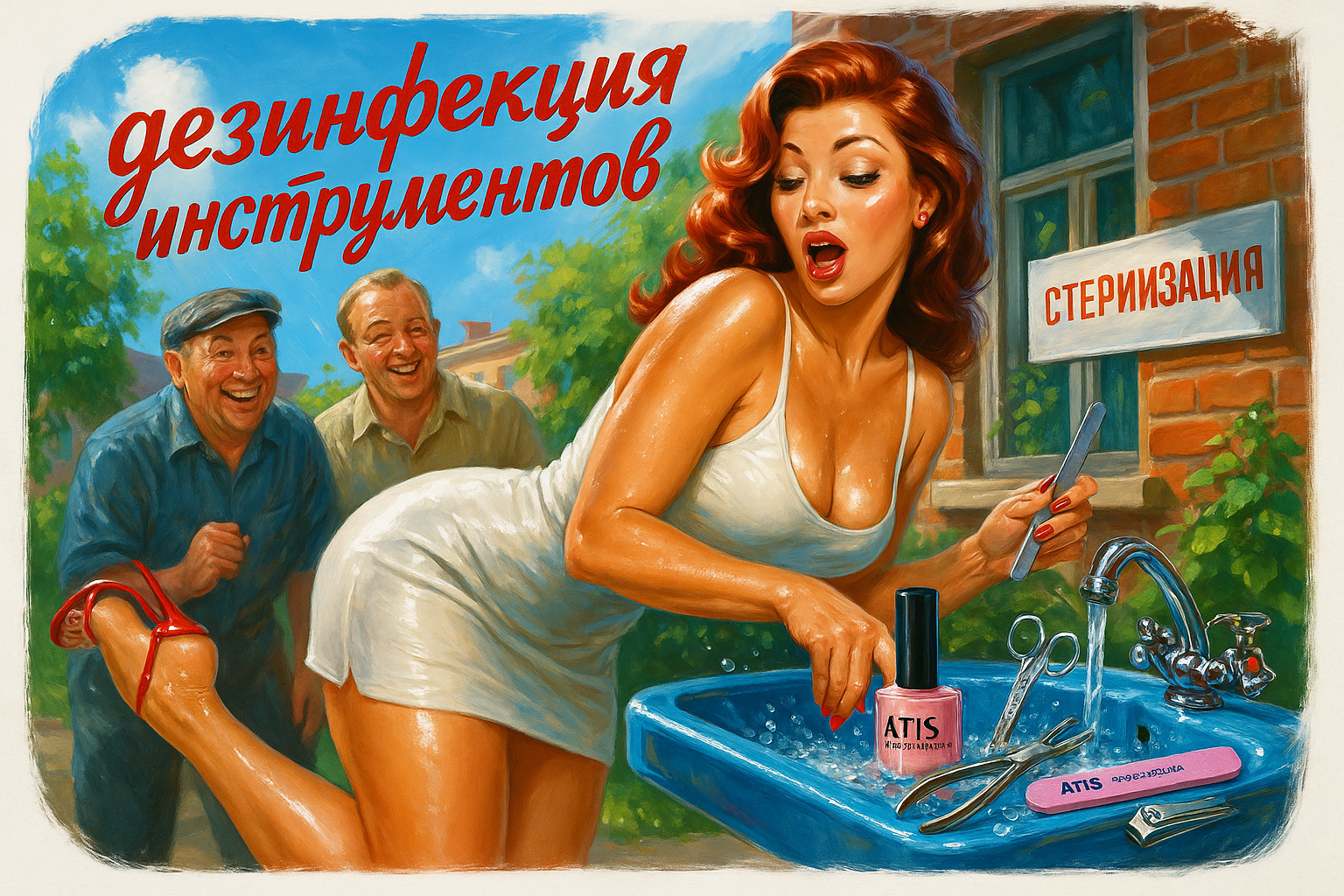 Дезинфекция инструментов в маникюрном кабинете для безопасности клиентов