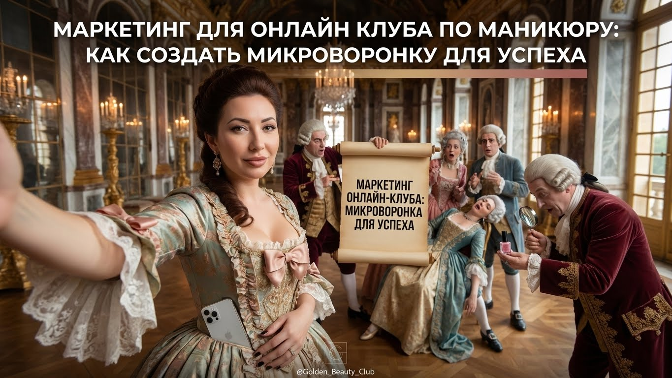 Маркетинг для онлайн клуба по маникюру