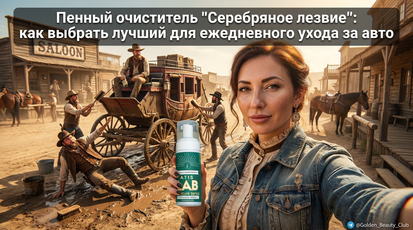 Пенный очиститель для авто