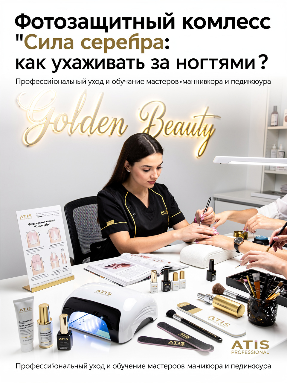 фотозащитный комплекс, уход за ногтями, Сила серебра
