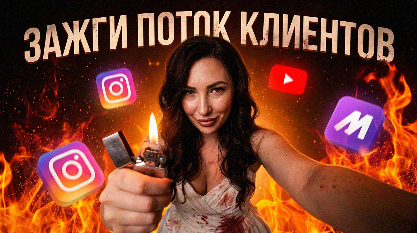 Схема воронки продаж с пятью типами контента для прогрева аудитории и повышения конверсии