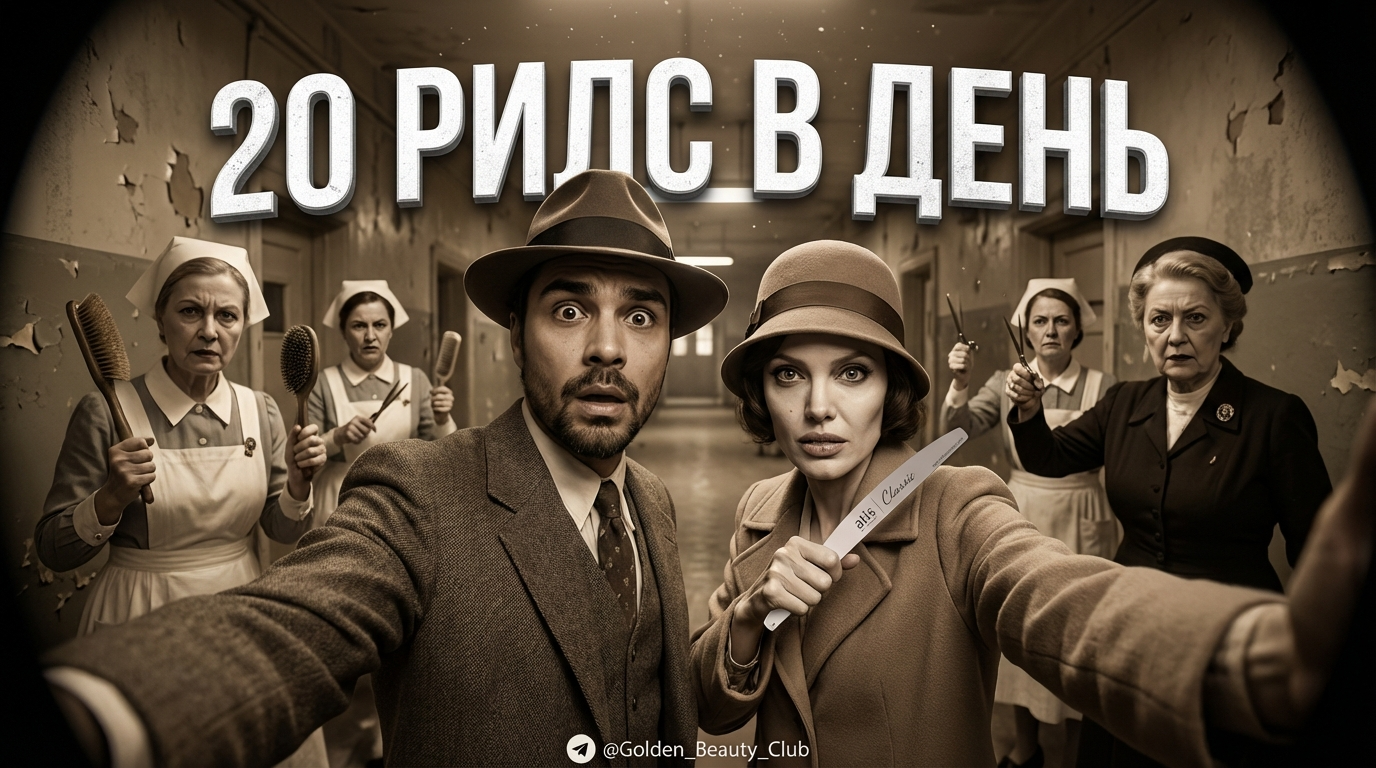 Схема контент-завода Instagram Reels: создание 20 видео в день для привлечения учеников