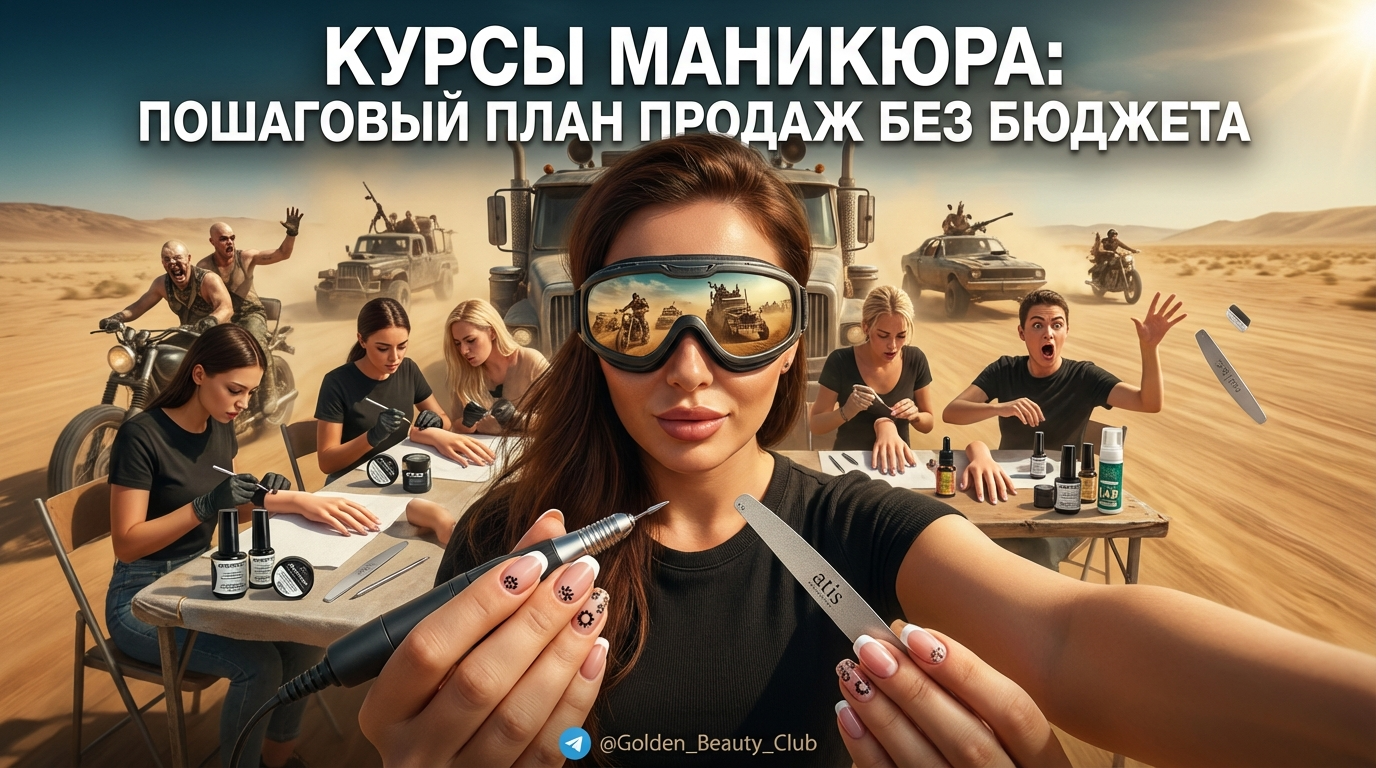 Пошаговый план продаж курсов для мастера маникюра без вложений