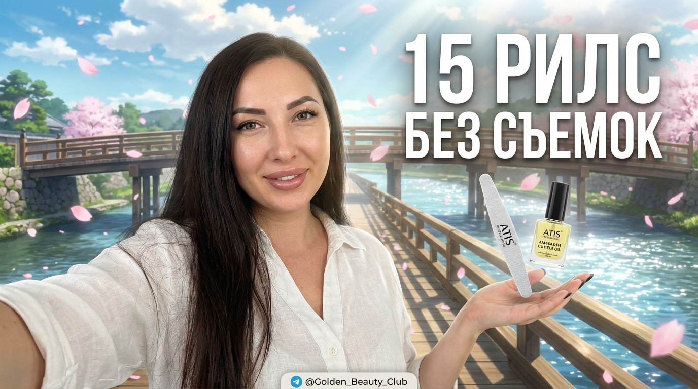 Схема автоматического создания 15 Reels в день для увеличения продаж услуг