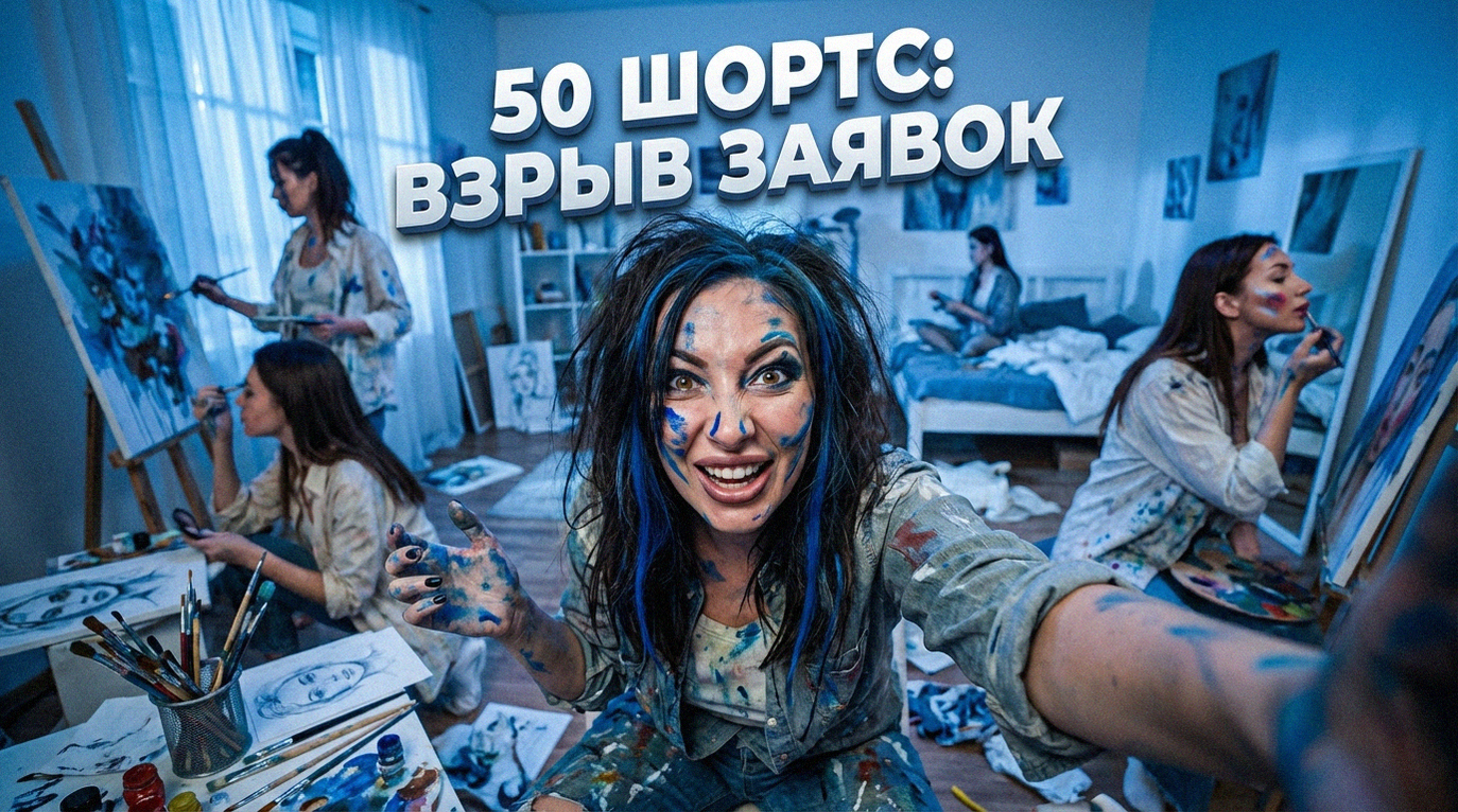 Стратегия продвижения YouTube Shorts 50 видео в неделю для заявок