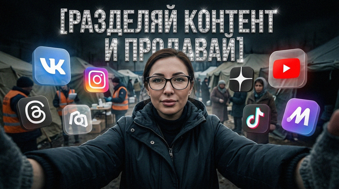 Схема контент-стратегии с разделением обучающих материалов для учеников и продающего контента для клиентов