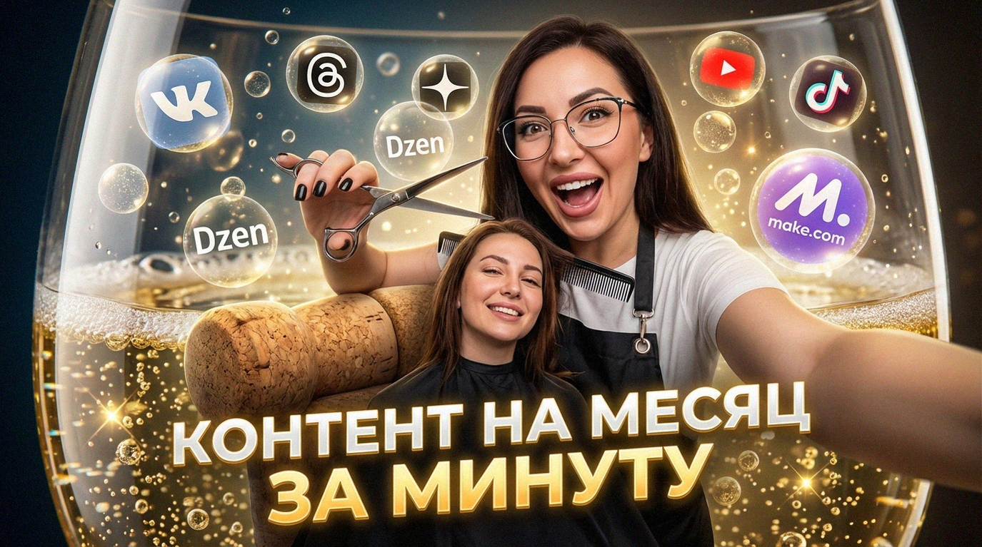 Автоматизация контент-плана на месяц для бьюти-мастера с использованием нейросети ChatGPT
